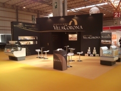 Stand de VillaCorona en la feria Qualimen de zaragoza