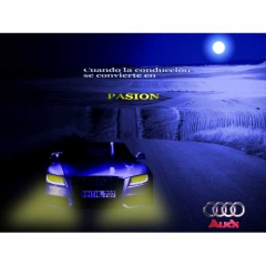 Poster publicitario - trabajo final curso - Audi