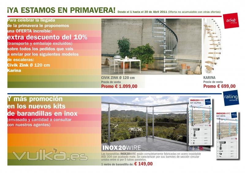 Promoción Abril 2011 en escaleras Fontanot y Arkè