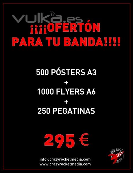 No te puedes perder esta oferta para tu banda!!