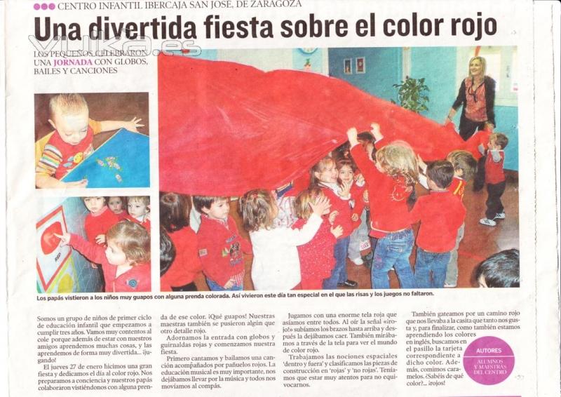 Heraldo de Aragn. Fiesta color ROJO