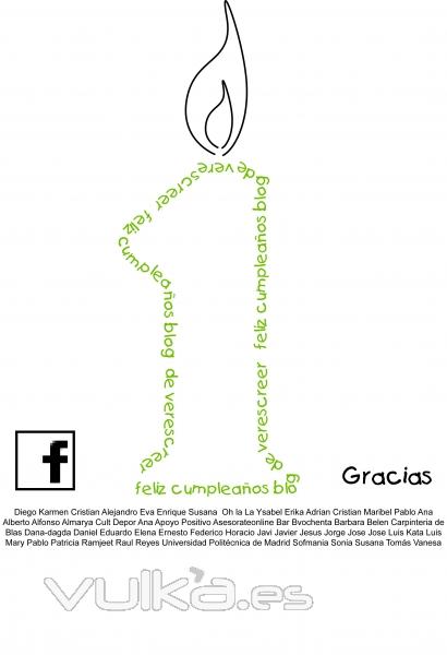 Cumpleaos del blog de verescreer.es en Facebook