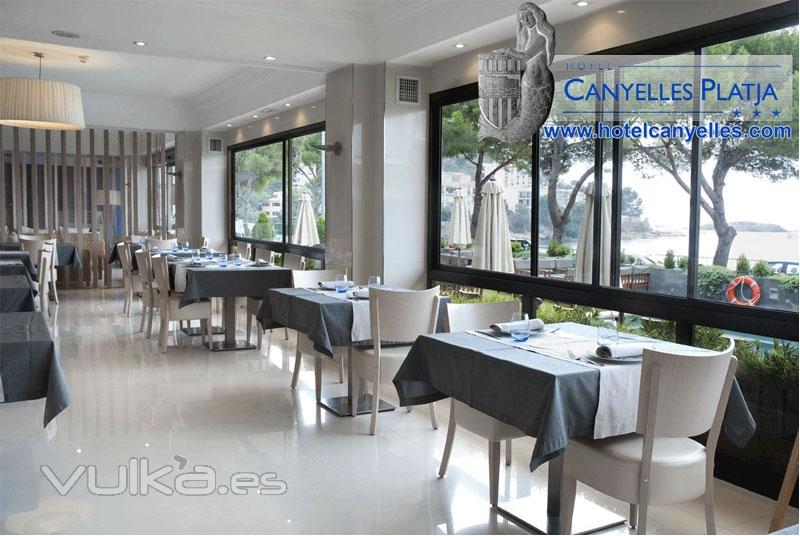 Restaurante en nuestro Hotel en la Costa Brava. Restaurante de Cocina Mediterrnea  en Rosas