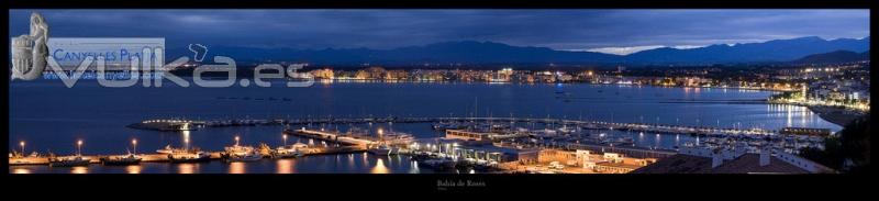 Panormica de la Baha de Rosas (Costa Brava). Un emplazamiento privilegiado y nico.