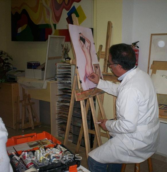 Cursos de pintura adultos.