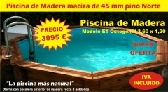 Piscinas de madera ofertas