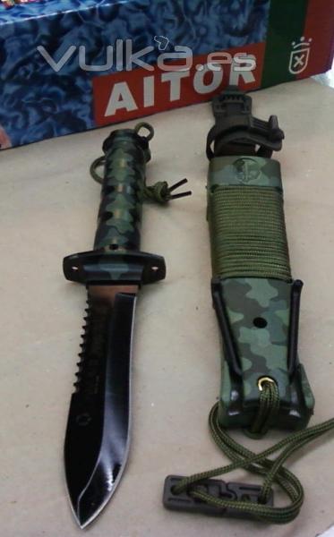 CUCHILLO AITOR JUNGLA KING II CAMO