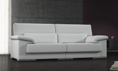 Sofa 3 plazas modelo master respaldos abatibles, asientos fijos o deslizantes wwwtapiz2000com