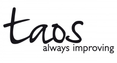 Logotipo de la agencia de publicidad taos, situada en barcelona