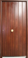 Puertas exteriores duela vertical