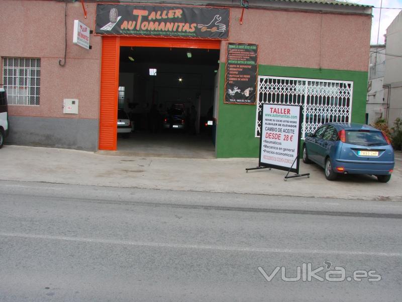 Taller Automanitas, Alquiler de elevadores por horas Murcia.