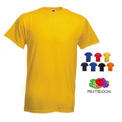 Camiseta fruit of the loom manga corta, color algodon 100% gramaje:195 g/m2 ref folca3
