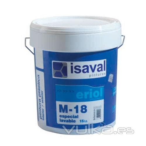 PLastico Mate Lavable M 18 ISAVAL