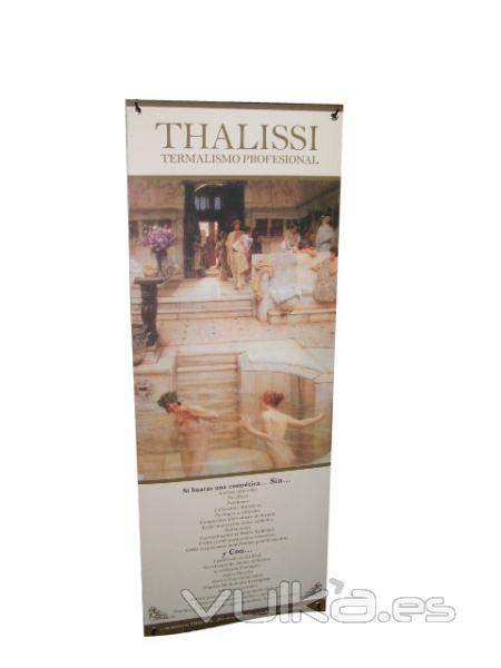 Soporte publicitario, banner x de 60x180 cm