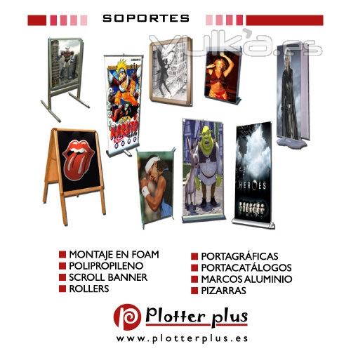 Display, banner, rollers