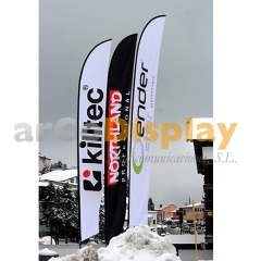 Flybanners tipo surf