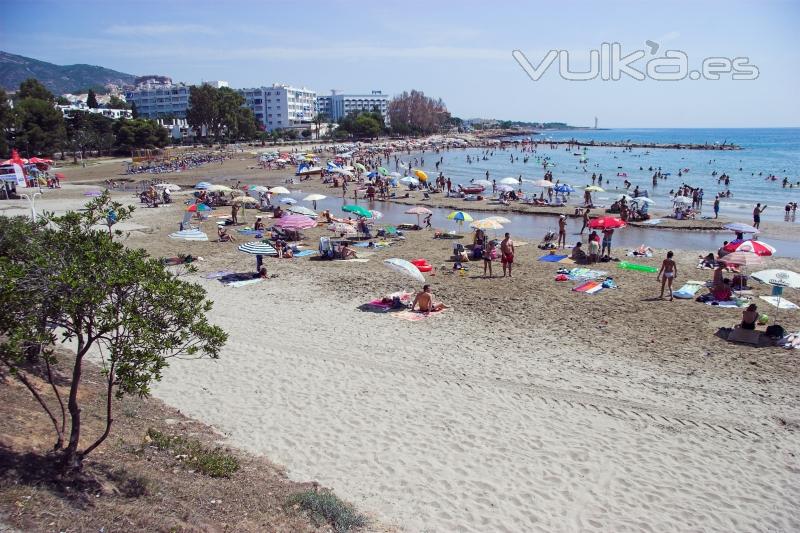 en primera linea de la playa de las fuentes 