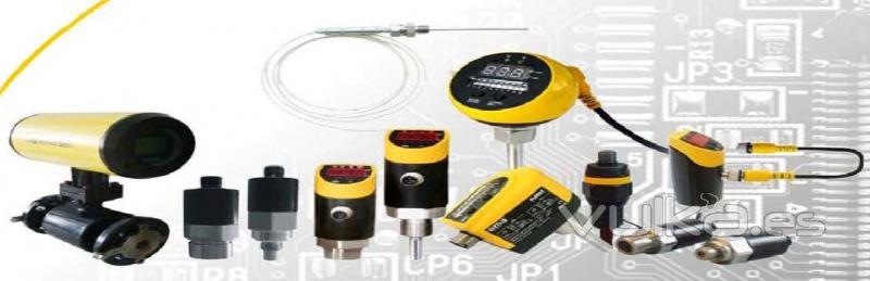 Sensores para control de presin, temperatura y caudal