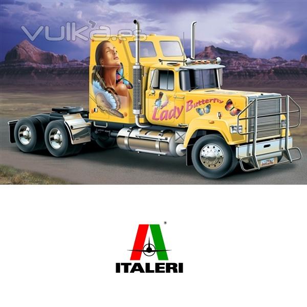 Maqueta camion U.S. Superliner Italeri 1:24 americano años 90