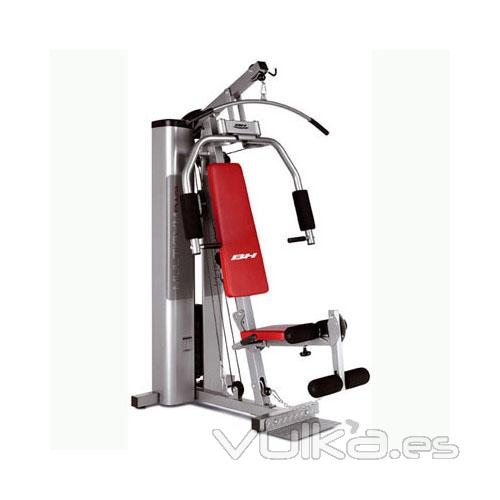 Maquina de musculacion domestica, gimnasio multiuso BH FITNESS MULTIGYM PLUS 2011, traccion 70 Kg., 