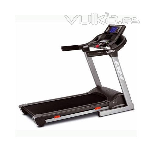 Cinta de andar y correr BH FITNESS F4 ECO MODE 2011, vel. 1 a 20 km hora, motor de 3.5 CV