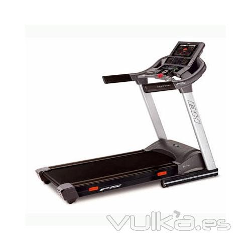 Cinta de andar y correr BH FITNESS F5 ECO MODE 2011, vel. 1 a 22 km hora, motor de 4.0 CV