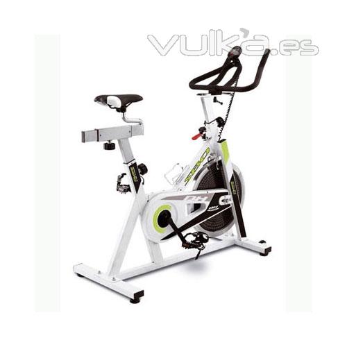 Bicicleta SPINING o CICLISMO INDOOR BH FITNESS SB0 2011, freno friccion, monitor electronico, transm