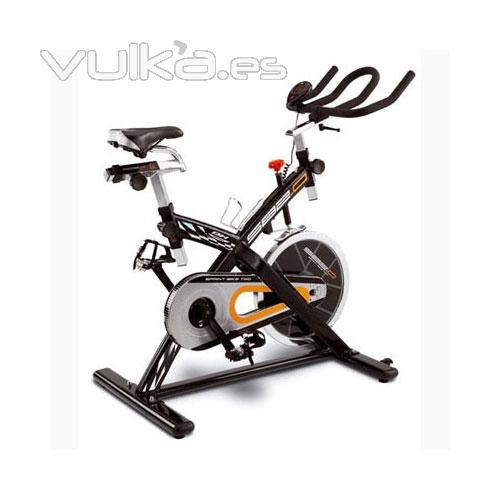 Bicicleta SPINING o CICLISMO INDOOR BH FITNESS SB2.0 2011, freno friccion, monitor electronico, tran