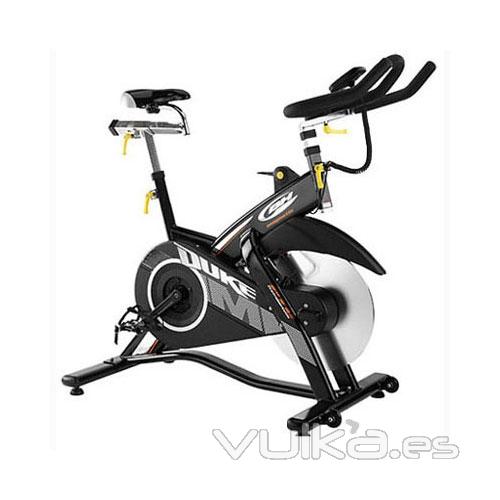 Bicicleta SPINNING o CICLISMO INDOOR BH FITNESS DUKE MAGNETIC profesional, volante aluminio 20 kgs.,