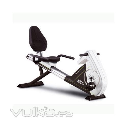 Bicicleta estatica reclinada BH FITNESS COMFORT EVOLUTION 2011 freno magnetico, respaldo ajustable, 