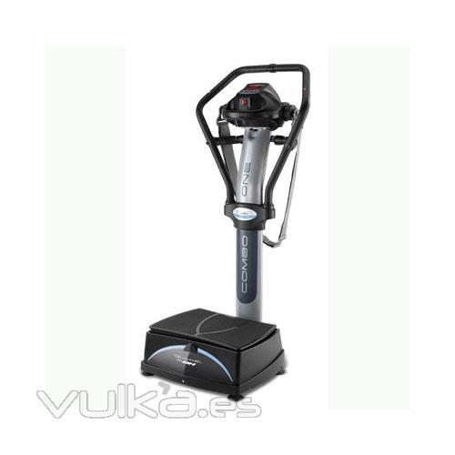 Plataforma vibratoria y masaje linfatico BH FITNESS COMBO ONE 2011, plato 30 x 48 cms., mov OSCILANT