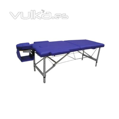 Camilla plegable aluminio con tensores, altura regulable 66 a 88 cm, Medidas: 67 x 190 cm., 