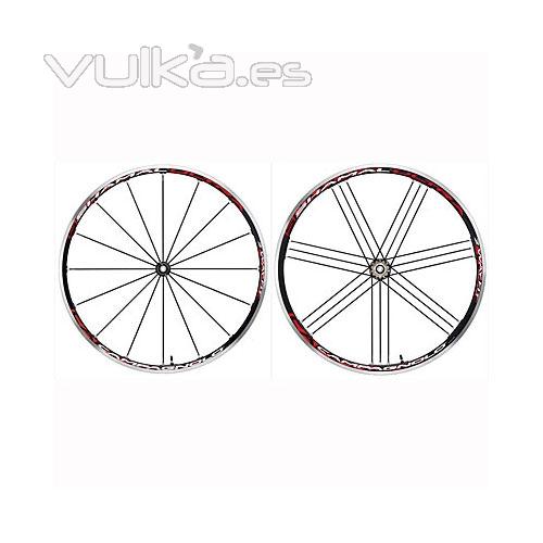 Juego ruedas bicicleta carretera CAMPAGNOLO SHAMAL ULTRA WAY FIT 2011 compatible 9, 10 y 11 vel, cub