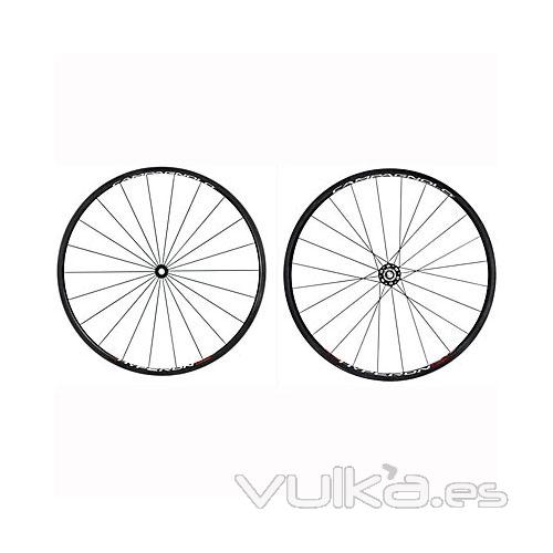 Juego ruedas bicicleta carretera CAMPAGNOLO HYPERON ONE 2011 compatible 9, 10 y 11 vel, cubierta par