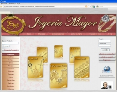 Sección de Joyeria Mayor para venta online de artículos de oro.