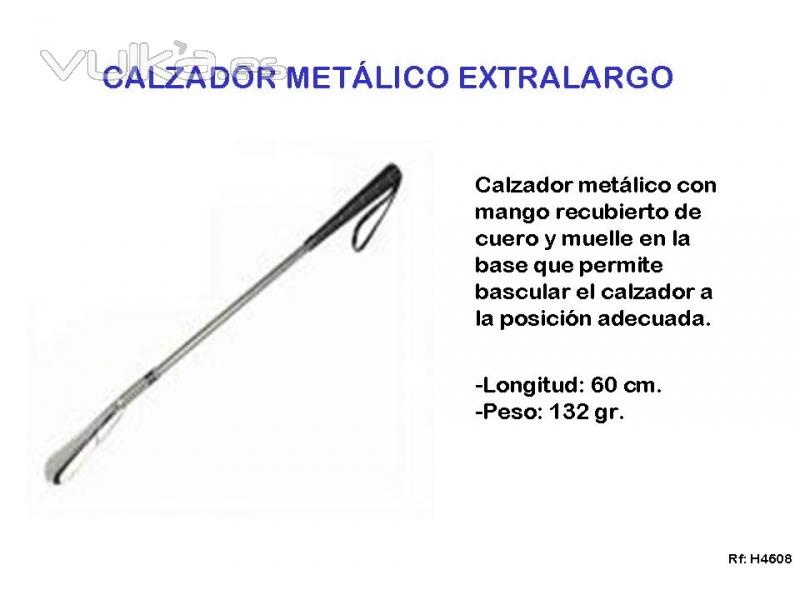 CALZADOR LARGO FLEXIBLE CROMADO