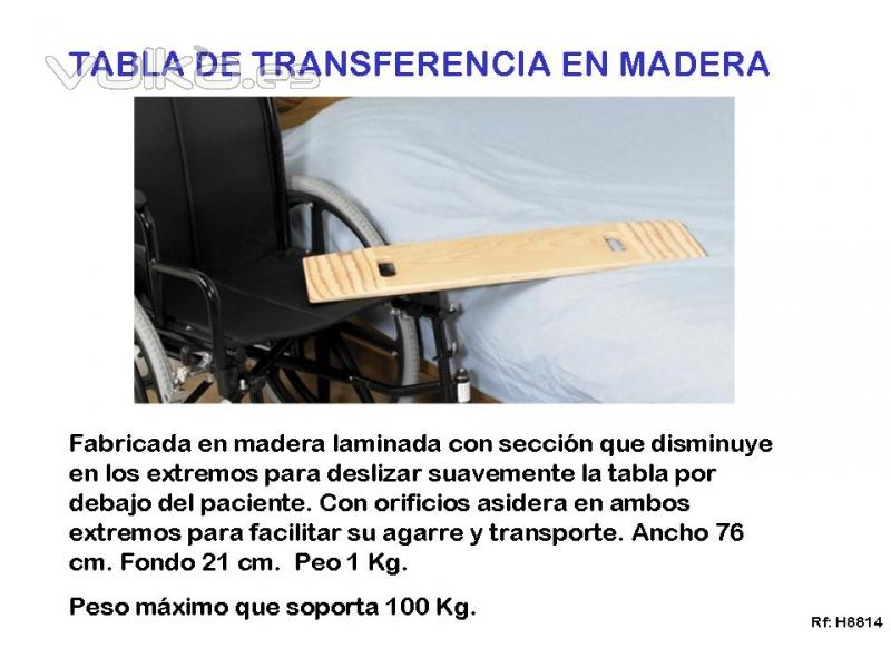 TABLA PARA TRANSFERENCIAS