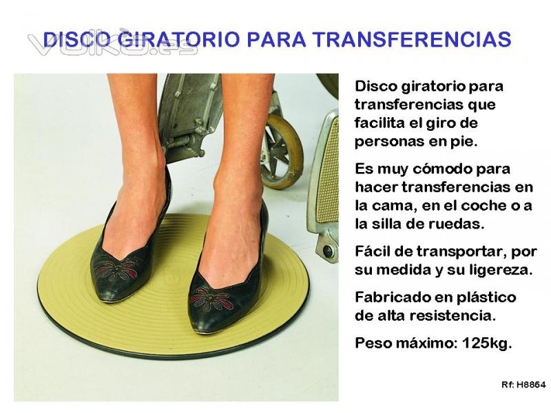 DISCO GIRATORIO PARA TRANSFERENCIAS