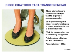 Disco giratorio para transferencias