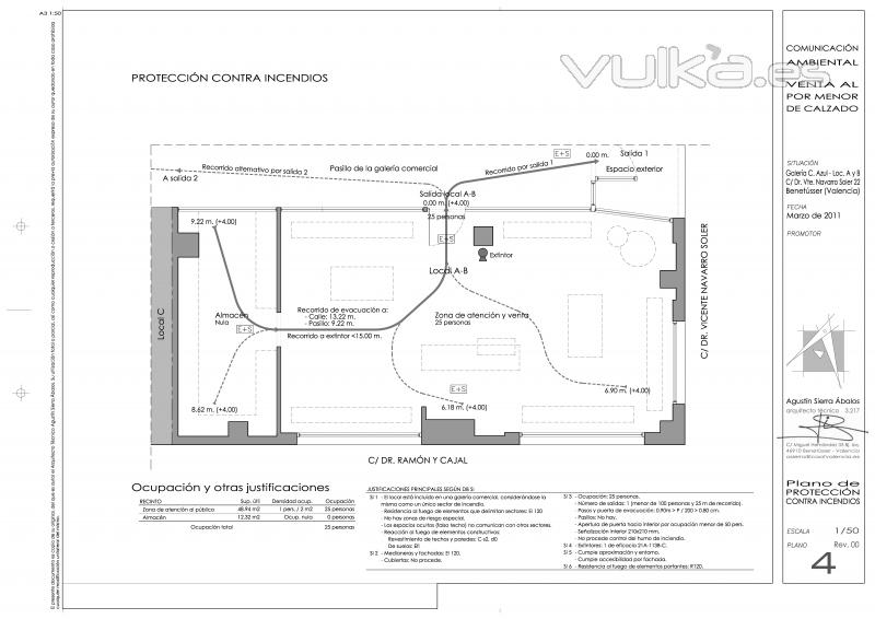 Proyecto de actividad para venta de calzado en Benetússer.