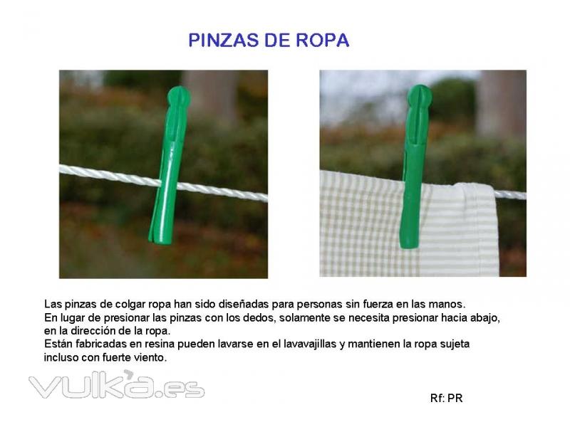 PINZAS ROPA PARA DEBILIDAD EN MANOS