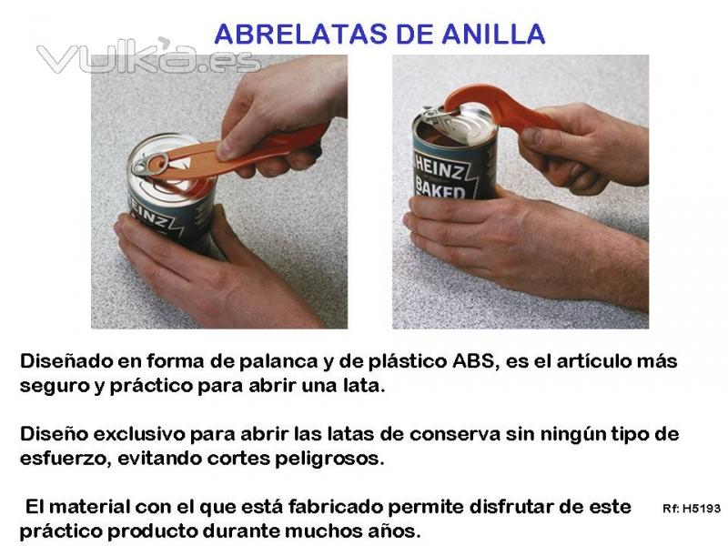 ABRELATAS DE ANILLA