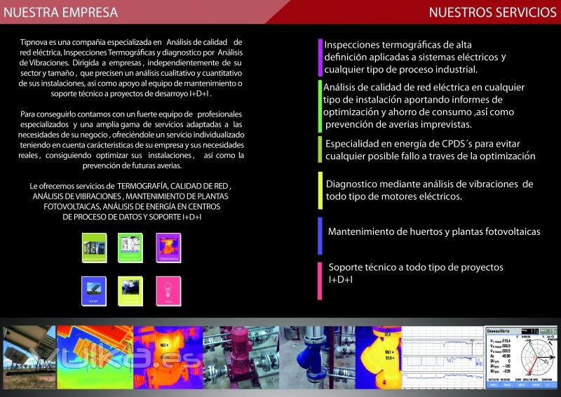 Resumen de servicios de Tipnova