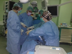Extraccion de rinon mediante laparoscopia para trasplante de donante vivo