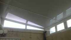 Cerramiento en techo y fijos de aluminio