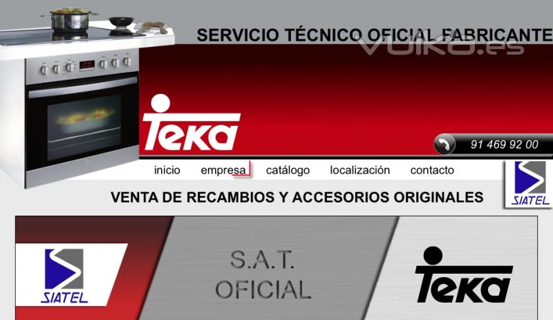 Web de Siatel Servicio Oficial Teka