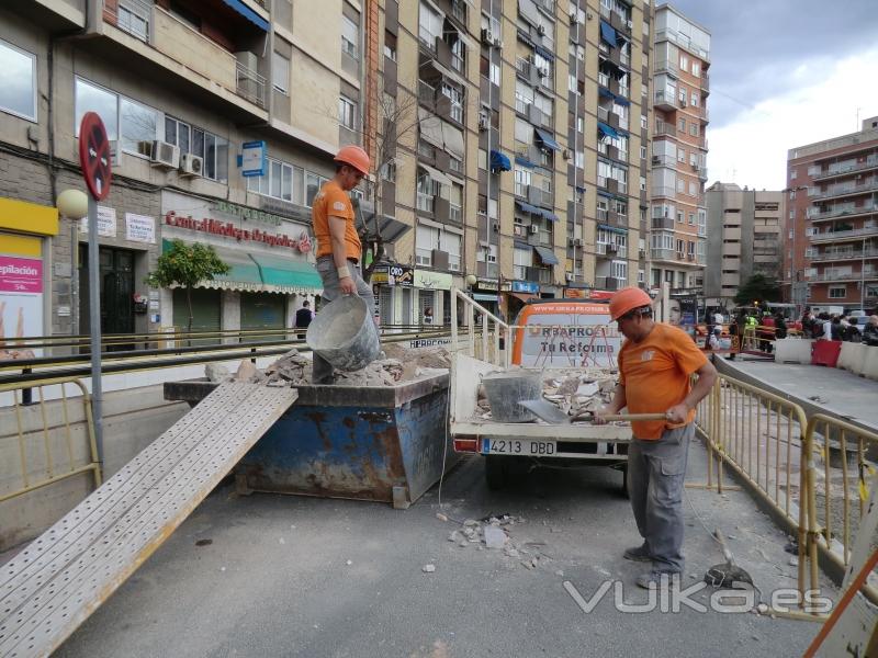 Reforma integral de zagun en Plaza Circular Murcia