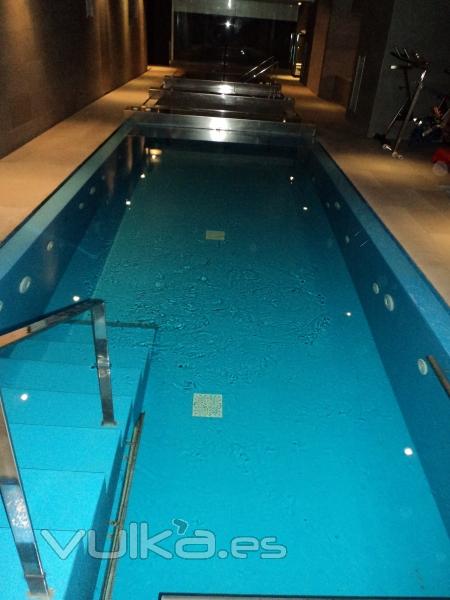 Impermeabilizacin con poliurea ALC 200 Piscina 1 Equipo FC BARCELONA revisin semestral, Perfecta 