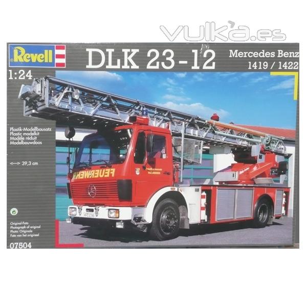 Maqueta camion bomberos Mercedes Benz DLK 23-12 1419-1422 1:24