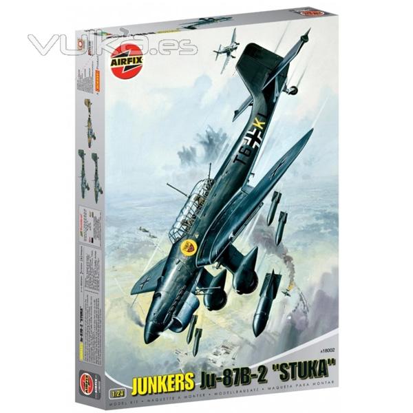 Maqueta avion Junkers Ju-87B-2 Stuka 1:24 Airfix